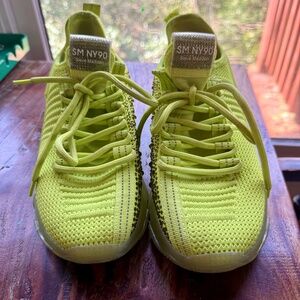 Steve Madden sneakers in neon lime green